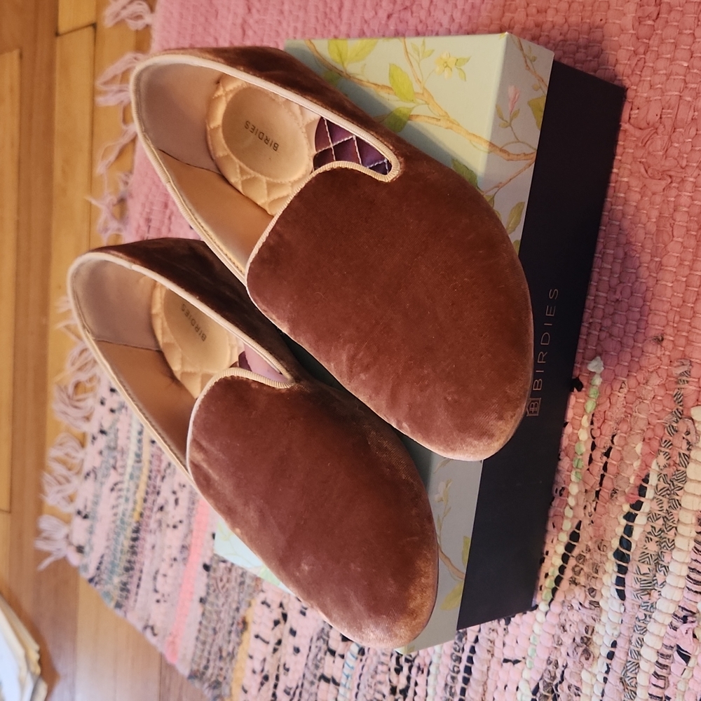 Birdies the Starling Loafers in salmon, size 7